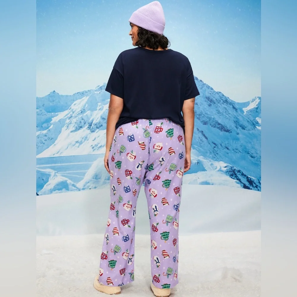 🆕 Old Navy Women's Mid-Rise Flannel Pajama Bottoms PJ Sleep Pants L 12-14